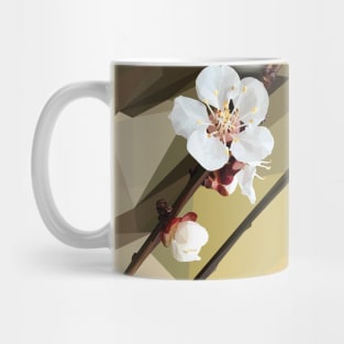 Low Poly Plum Blossom Mug